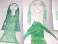 Bērnu zīmējumi par  Zaļo jumpravu