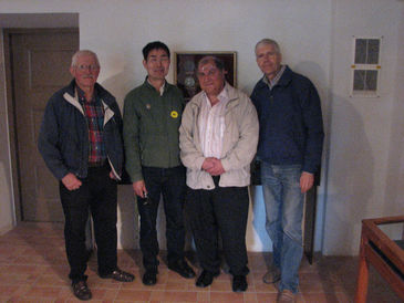 Jānis Mikāns, Masaharu Kakitsubo, Rihards Petersels un Jānis Strupulis